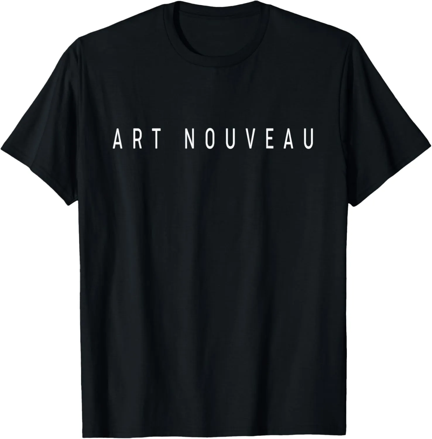 Art Nouveau Architecture Design. Simple, Chic Font T-Shirt