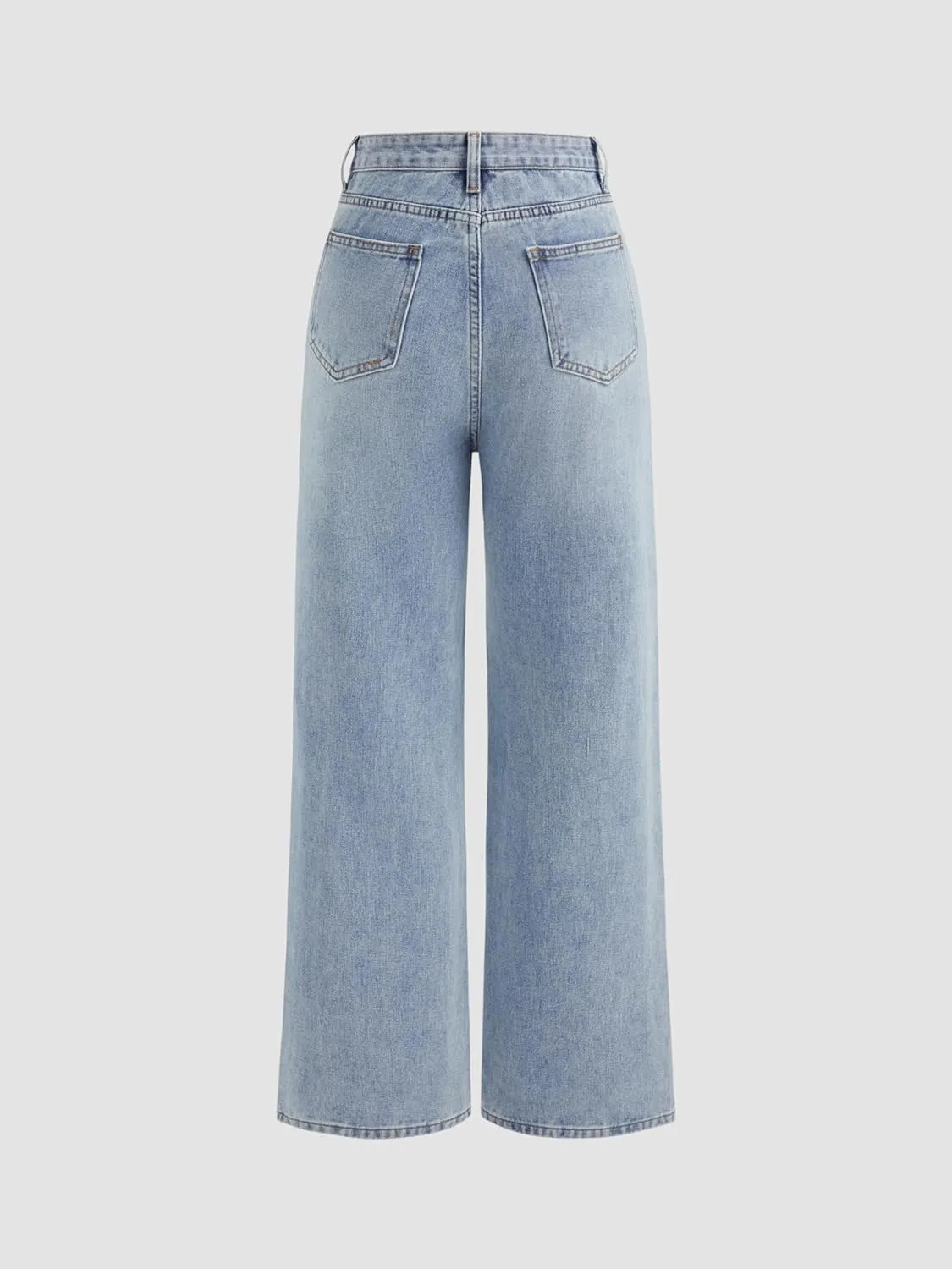 CIDER Wide Leg Jeans for Women High Waisted Denim Pants Boyfriend Jeans Trendy Casual Summer Bottom