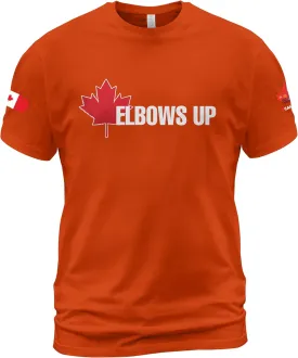 Elbows Up Canada T-Shirt True North Strong and Free Canadian Shirt Unisex Tee Men and Women