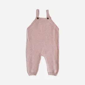 Heirloom Organic Cotton Knit Overall, Blush