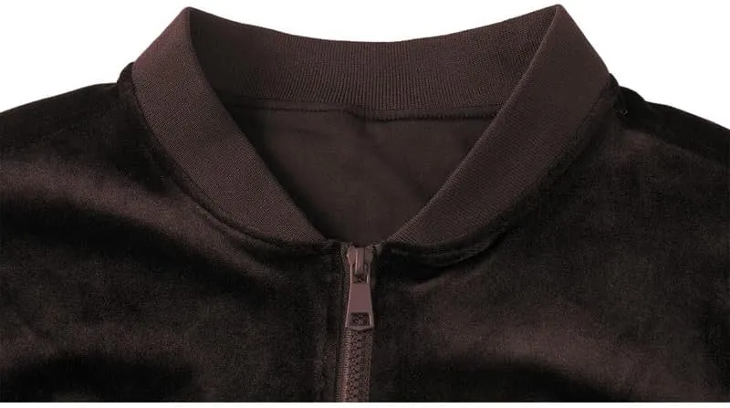 Mens Faux Suede Bomber Jacket Varsity Jacket Windbreaker Vintage Casual Lightweight Leather Coats Jackets