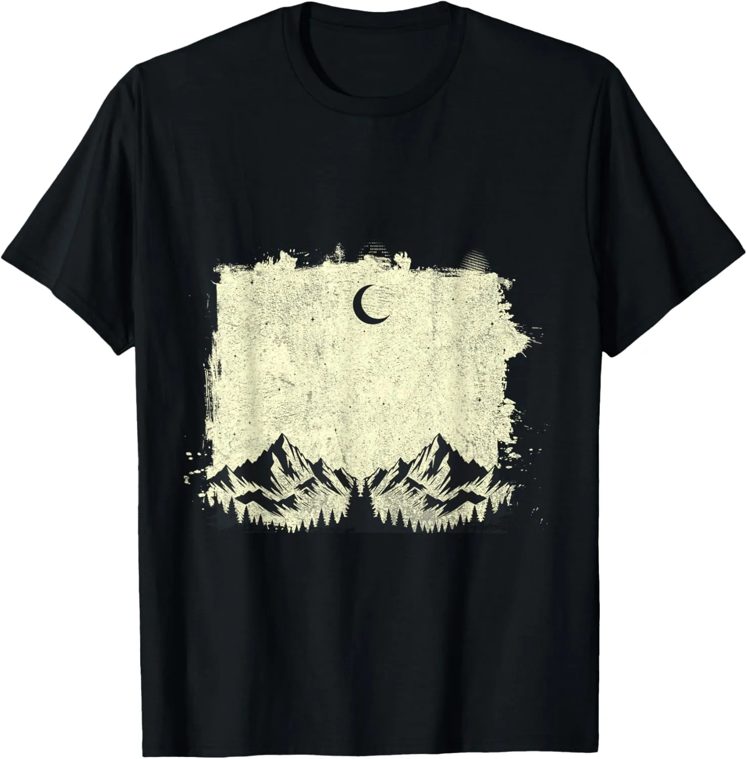 Moonlight Mountain Landscape T-Shirt
