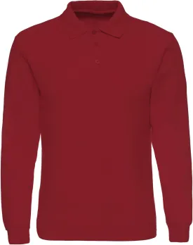 NeedBo Men's Long Sleeve Casual Solid Golf Polo Shirt