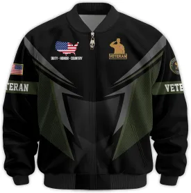 Proudly Served Veterans Jacket, Veterans Day Jacket, Military Jackets for Men, Veteran Gifts for Men, Ideal 4th of July Gifts