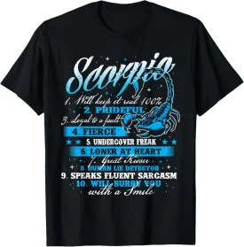 Scorpio Birthday Astrology Zodiac Sign Horoscope T-Shirt