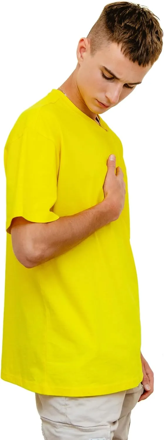 T-TAM Unisex Oversized T-Shirt for Women & Men - 100% Soft Cotton Crew Neck Short Sleeve - Basic Tee Shirt