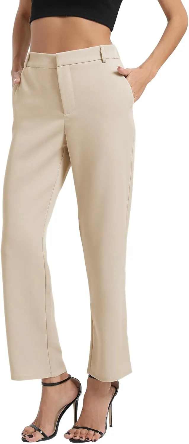Urban CoCo Women's High Waisted Dress Pants 2024 Fall Stretch Work Slacks for Women Business Casual