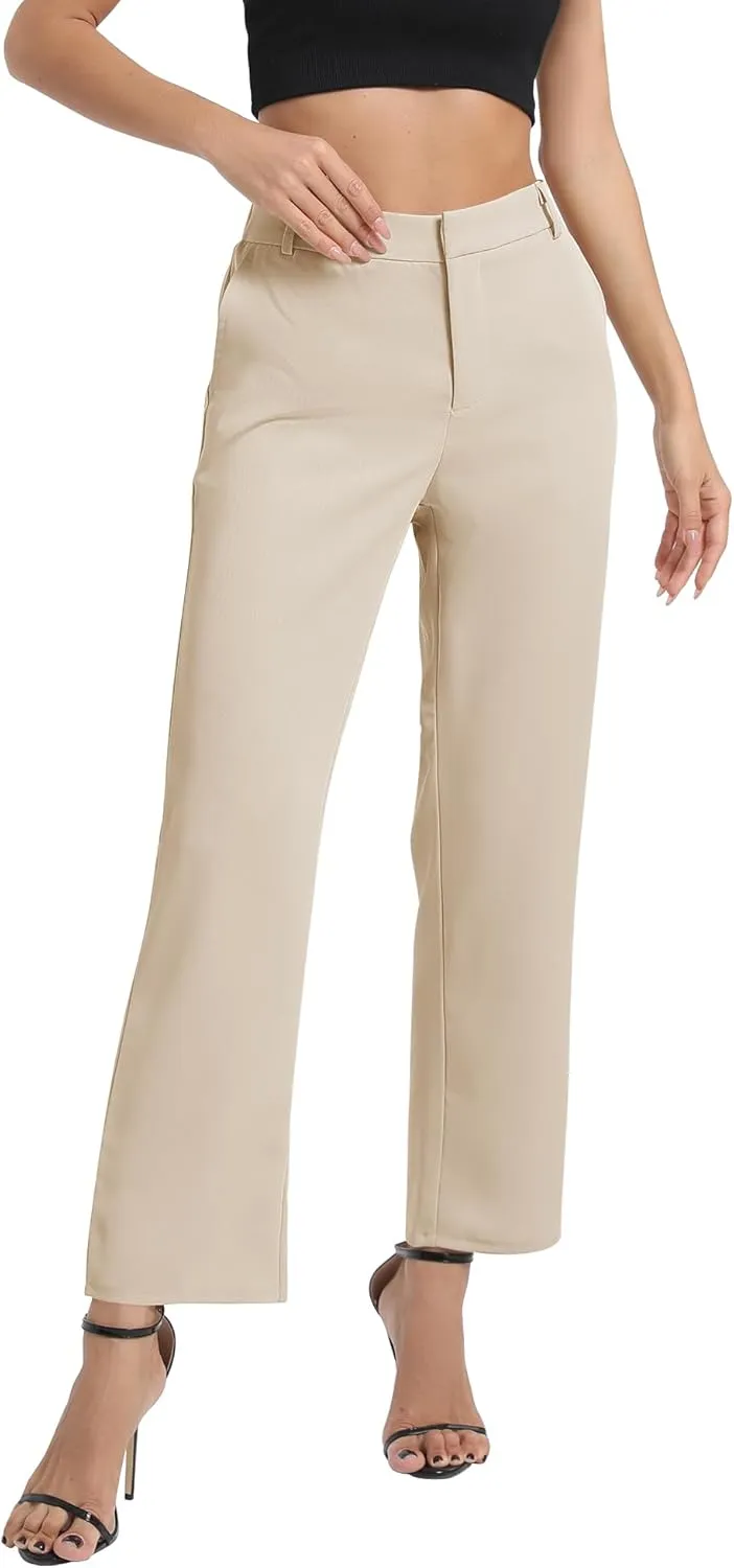 Urban CoCo Women's High Waisted Dress Pants 2024 Fall Stretch Work Slacks for Women Business Casual