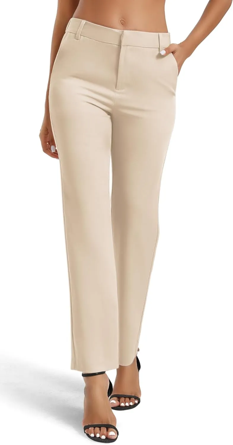 Urban CoCo Women's High Waisted Dress Pants 2024 Fall Stretch Work Slacks for Women Business Casual