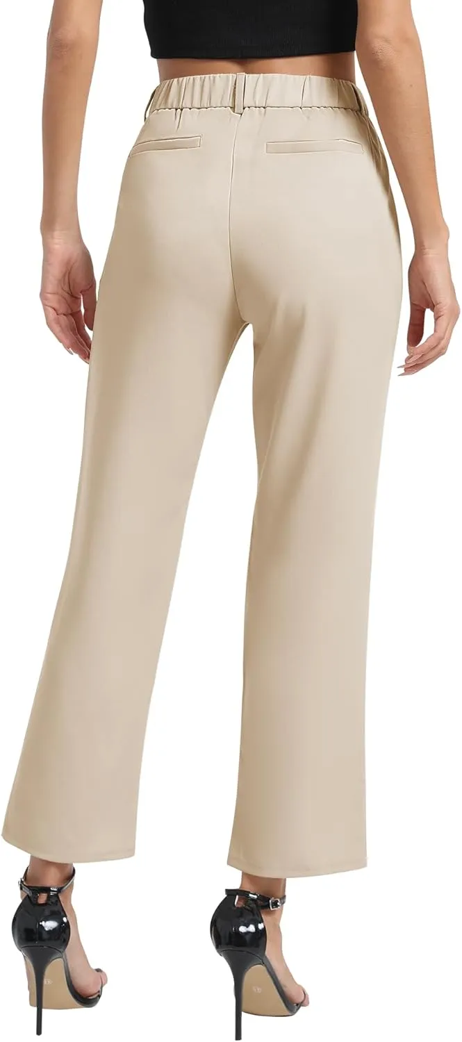 Urban CoCo Women's High Waisted Dress Pants 2024 Fall Stretch Work Slacks for Women Business Casual