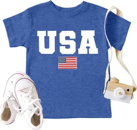 USA Shirt Toddler Boys Girls American Flag Tshirt 4th of July Shirt Kids Patriotic Tee Tops