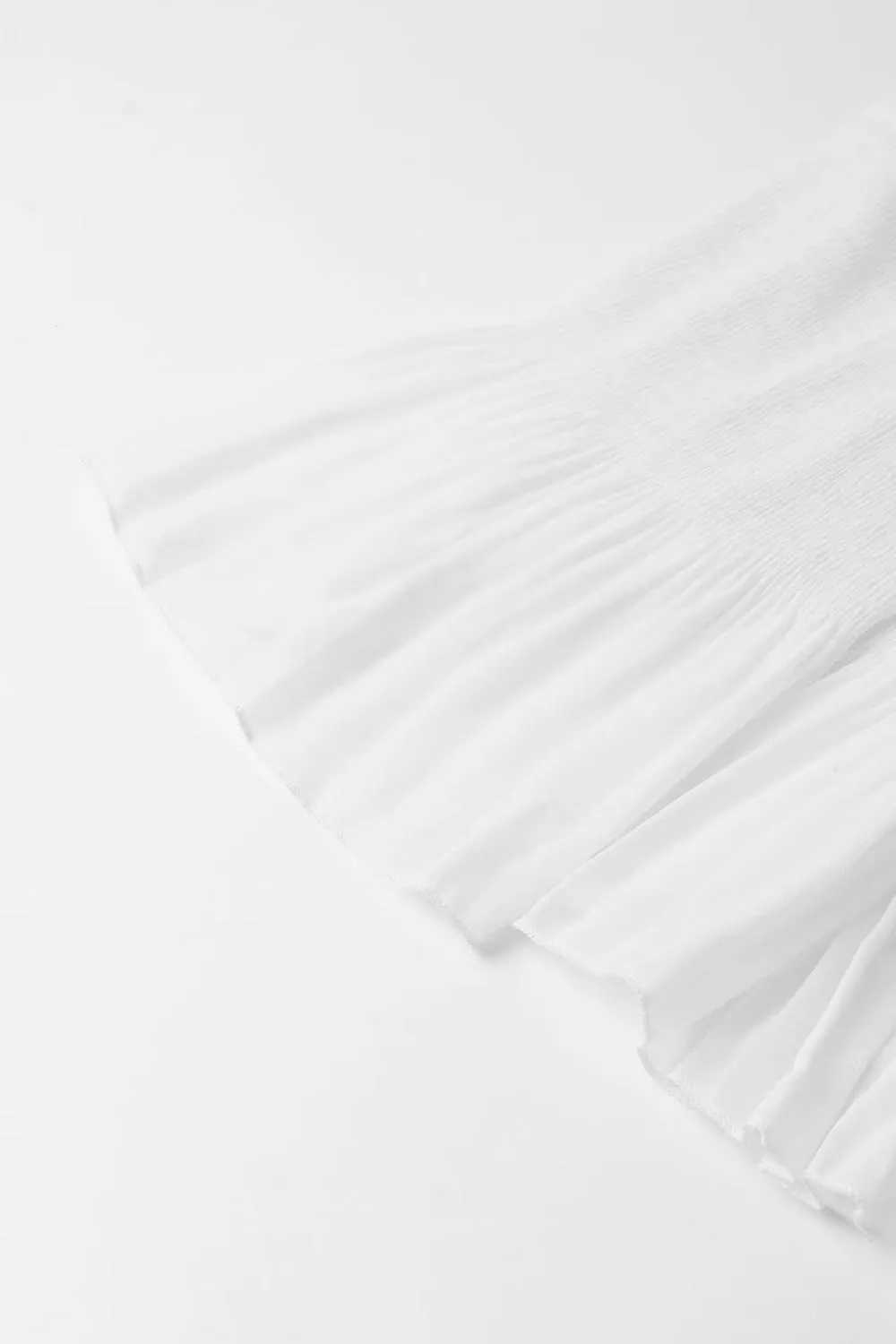 Women's Chiffon Elastic High Waist Pleated A-Line Flared Maxi Skirts