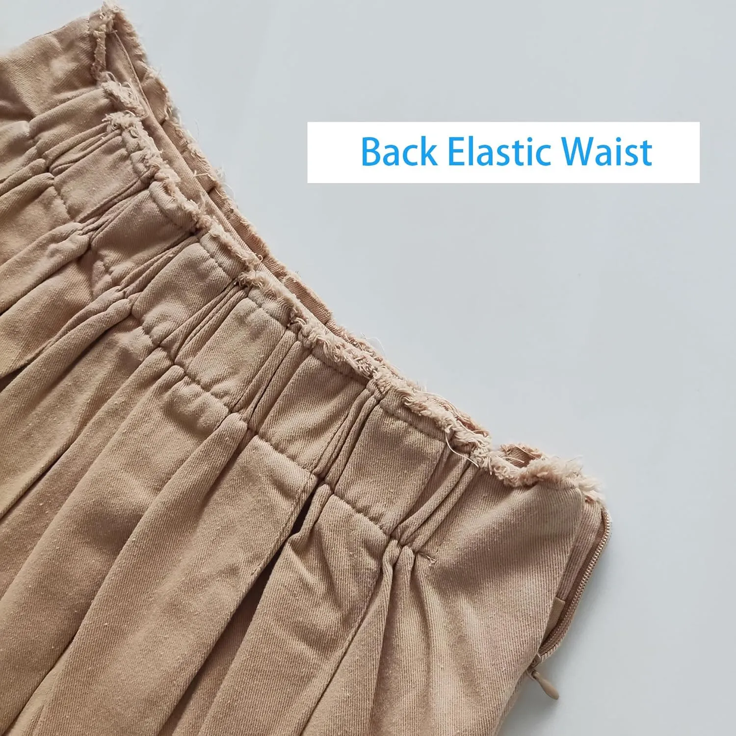 Women's High Waist A-Line Pleated Mini Skirt Short Tennis Skirt