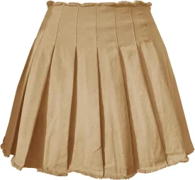 Women's High Waist A-Line Pleated Mini Skirt Short Tennis Skirt